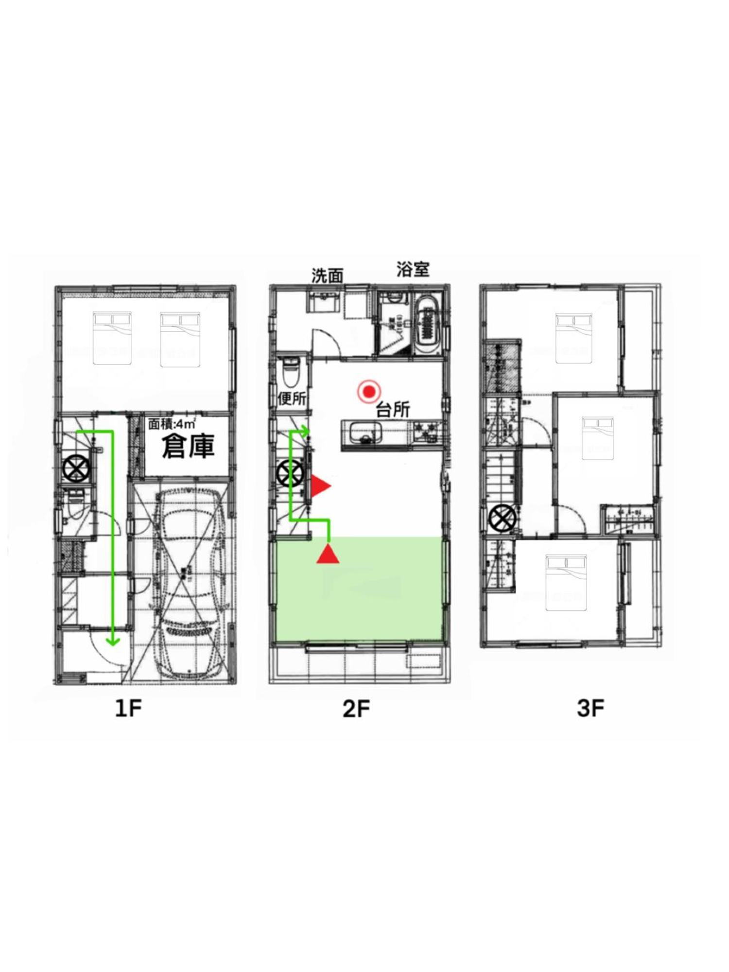 桜の川18 5 Minutes Htsudai Station, 1 Minute Train To Shinjuku, 120㎡ Villa, Four Bedrooms
